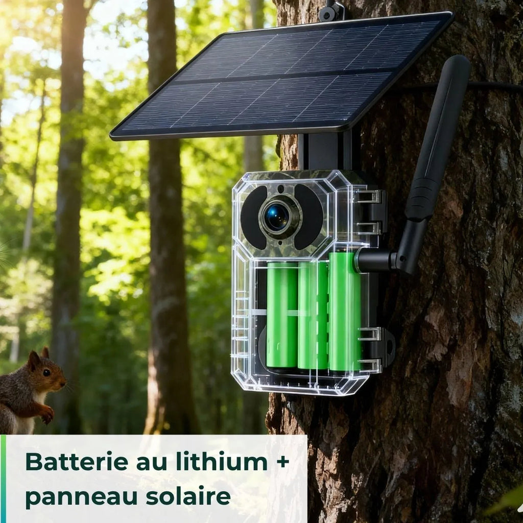 Caméra de chasse Solaire 4G+