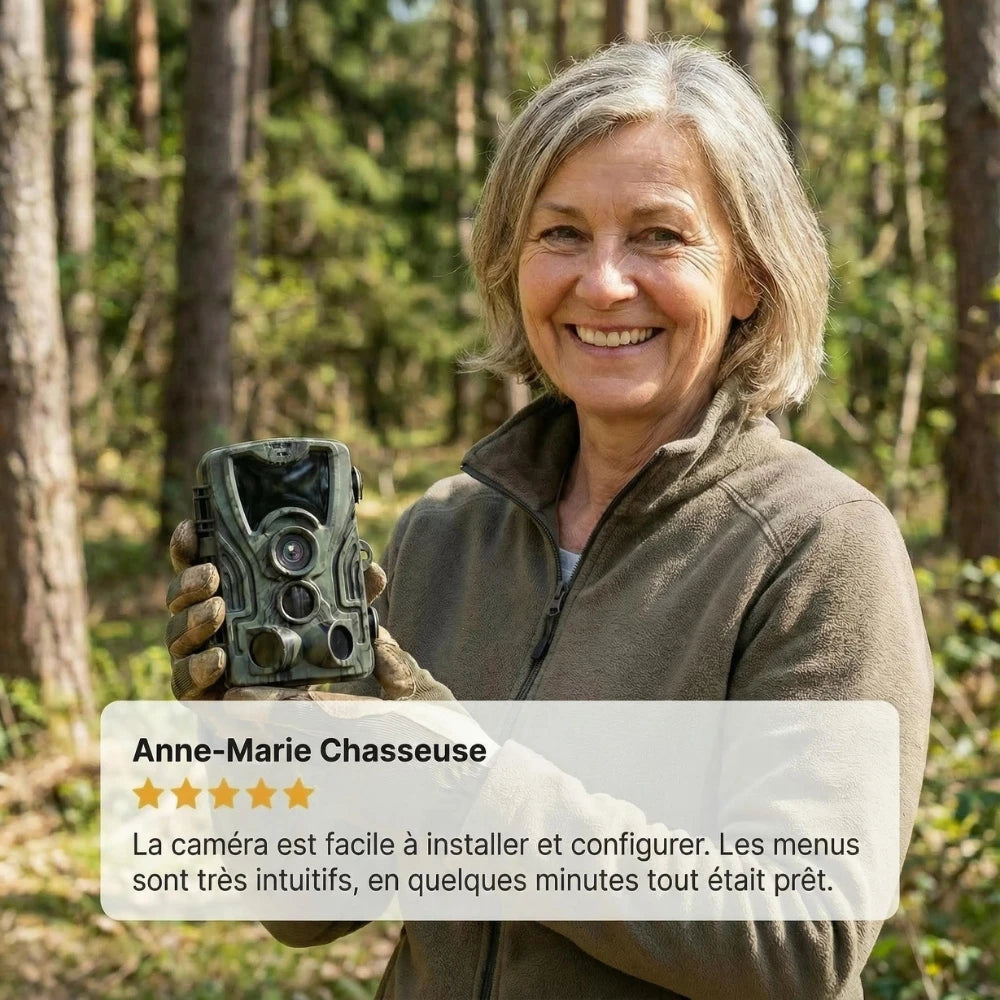 Caméra de chasse 4K avec écran