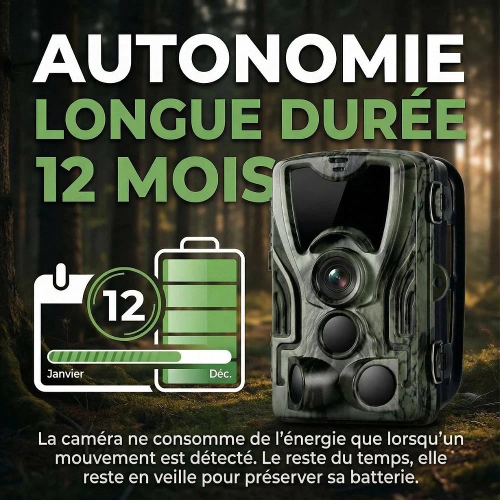 Caméra de chasse 4K avec écran