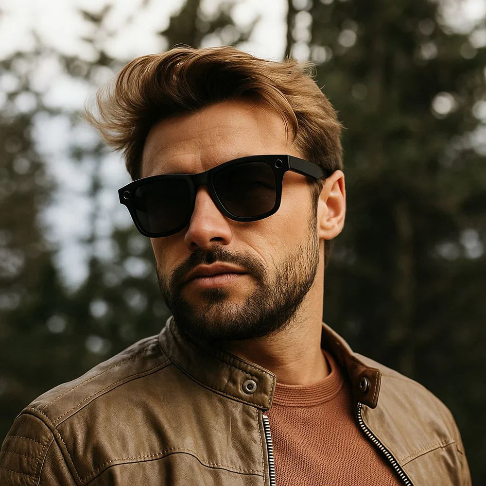 Lunettes de soleil avec caméras HD 1080P