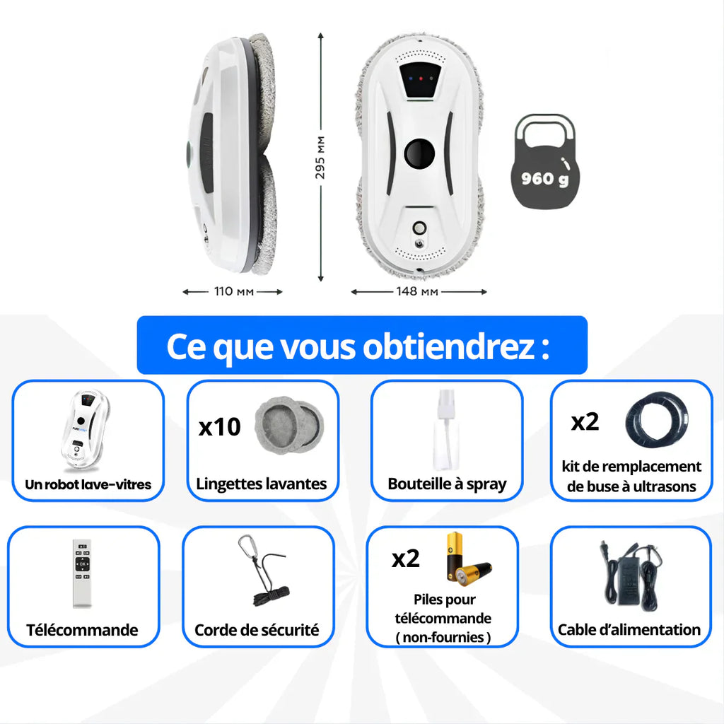 Robot Lave Vitres Professionnel